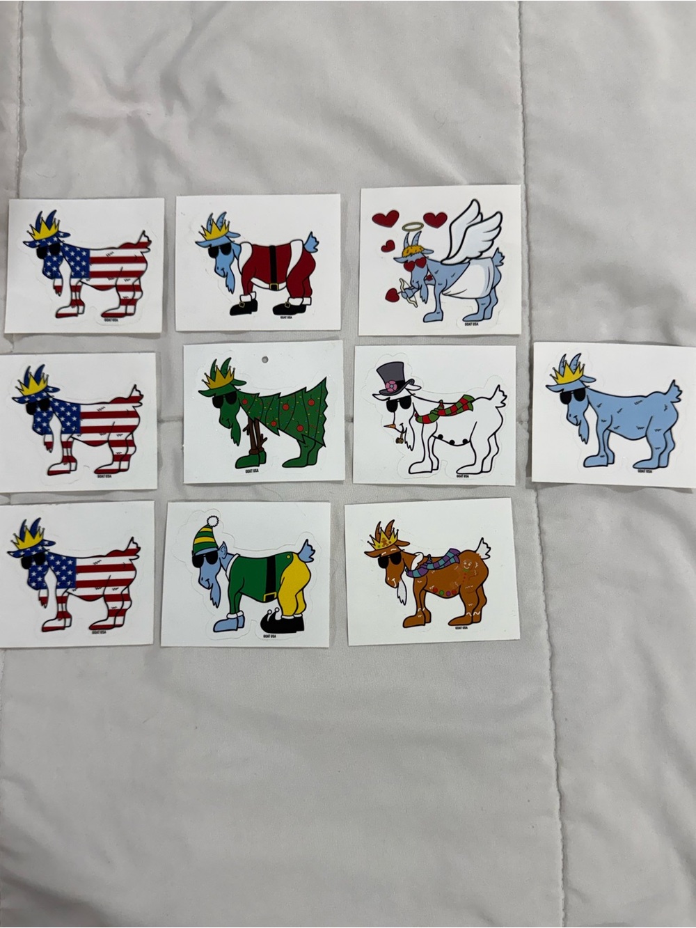 GOAT USA Stickers